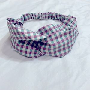 Gingham headband